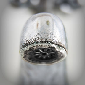 Crusty faucets and fixtures