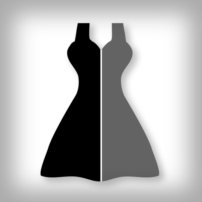 black and gray dress from hard water